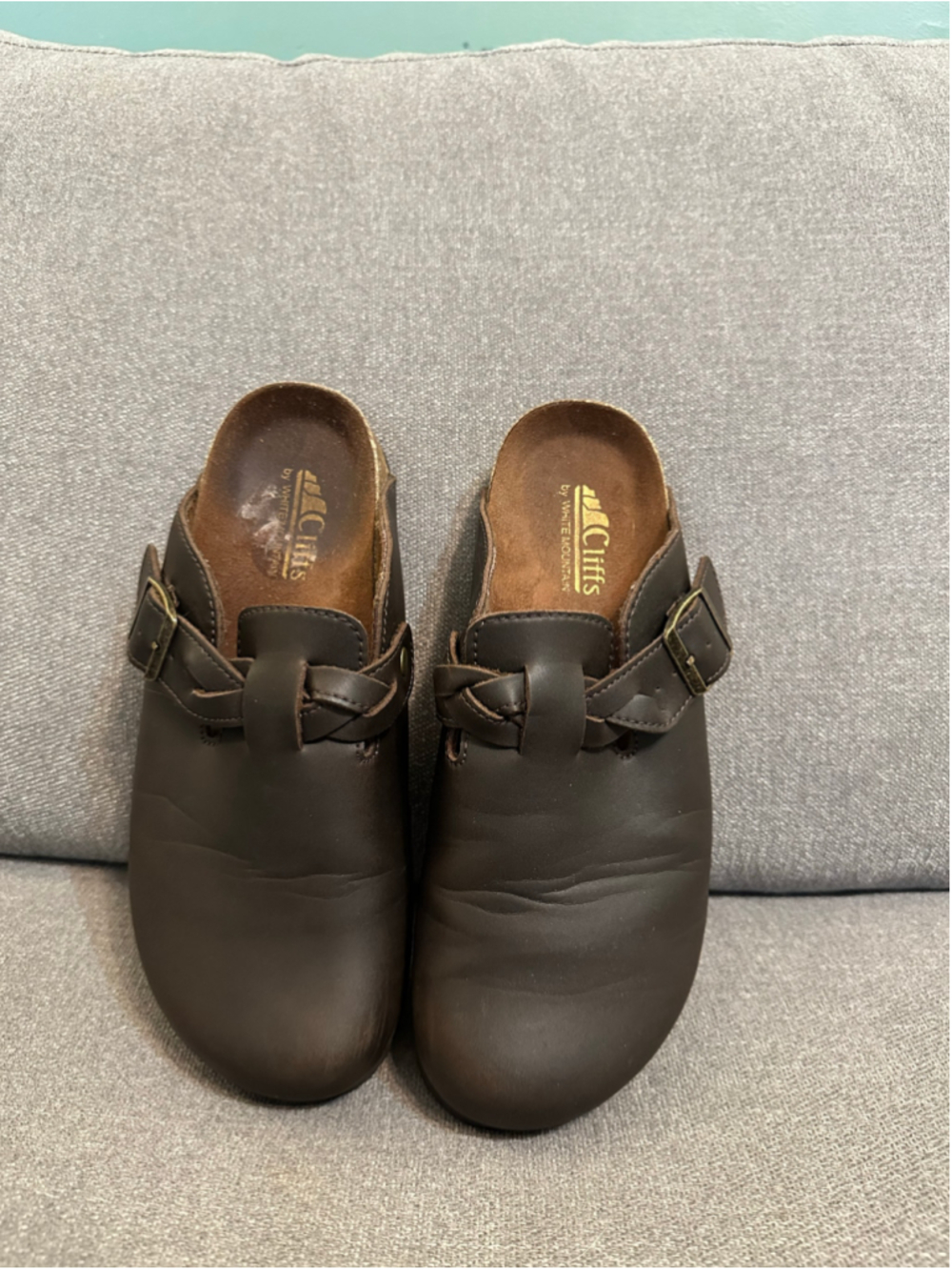Cliffs by White Mountain Brown Clogs Women’s Size 6.5 - Picture 3 of 7
